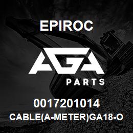 0017201014 Epiroc CABLE(A-METER)GA18-OPTIONS | AGA Parts