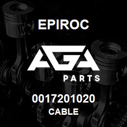 0017201020 Epiroc CABLE | AGA Parts