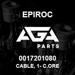 0017201080 Epiroc CABLE, 1- C.ORE | AGA Parts