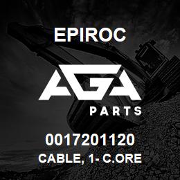 0017201120 Epiroc CABLE, 1- C.ORE | AGA Parts