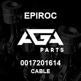 0017201614 Epiroc CABLE | AGA Parts