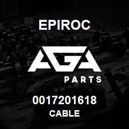 0017201618 Epiroc CABLE | AGA Parts