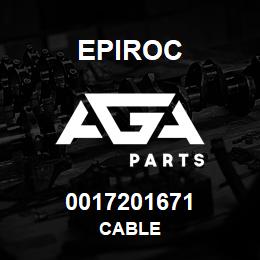 0017201671 Epiroc CABLE | AGA Parts