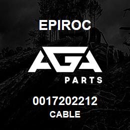 0017202212 Epiroc CABLE | AGA Parts