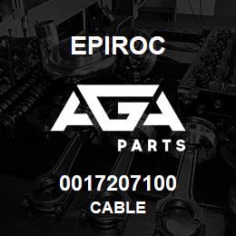 0017207100 Epiroc CABLE | AGA Parts