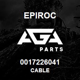 0017226041 Epiroc CABLE | AGA Parts