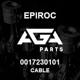 0017230101 Epiroc CABLE | AGA Parts