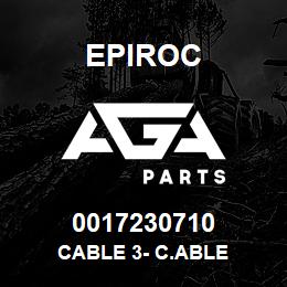 0017230710 Epiroc CABLE 3- C.ABLE | AGA Parts