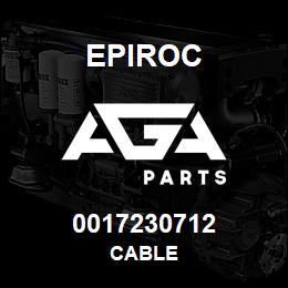 0017230712 Epiroc CABLE | AGA Parts