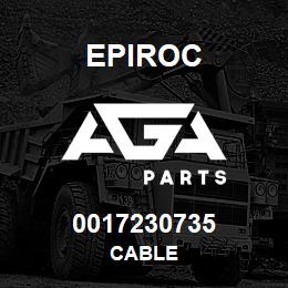 0017230735 Epiroc CABLE | AGA Parts