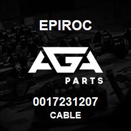 0017231207 Epiroc CABLE | AGA Parts