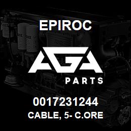 0017231244 Epiroc CABLE, 5- C.ORE | AGA Parts