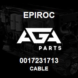 0017231713 Epiroc CABLE | AGA Parts