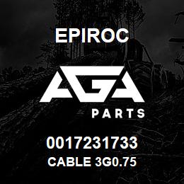 0017231733 Epiroc CABLE 3G0.75 | AGA Parts