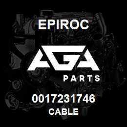 0017231746 Epiroc CABLE | AGA Parts