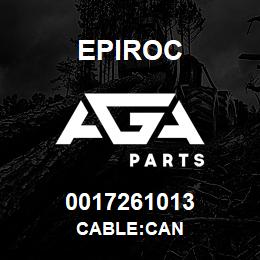 0017261013 Epiroc CABLE:CAN | AGA Parts