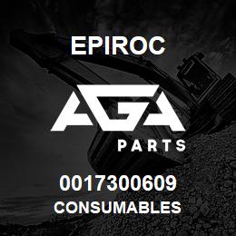 0017300609 Epiroc CONSUMABLES | AGA Parts