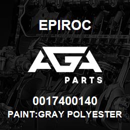 0017400140 Epiroc PAINT:GRAY POLYESTER POWDER | AGA Parts