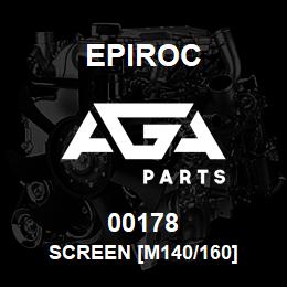 00178 Epiroc SCREEN [M140/160] | AGA Parts