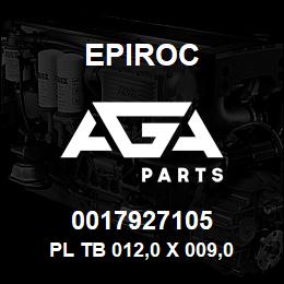 0017927105 Epiroc PL TB 012,0 X 009,0 PVC T | AGA Parts