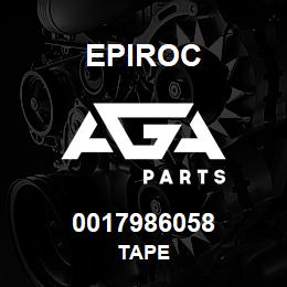 0017986058 Epiroc TAPE | AGA Parts