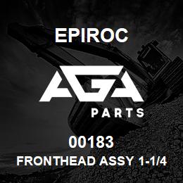 00183 Epiroc FRONTHEAD ASSY 1-1/4, M160 | AGA Parts