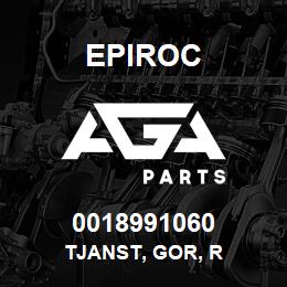 0018991060 Epiroc TJANST, GOR, R | AGA Parts