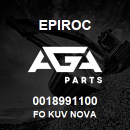 0018991100 Epiroc FO KUV NOVA | AGA Parts