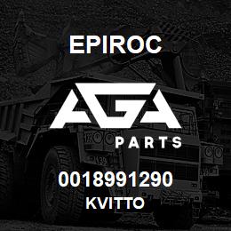 0018991290 Epiroc KVITTO | AGA Parts