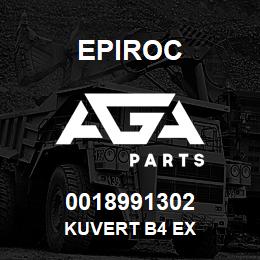 0018991302 Epiroc KUVERT B4 EX | AGA Parts