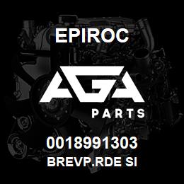 0018991303 Epiroc BREVP.RDE SI | AGA Parts