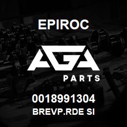 0018991304 Epiroc BREVP.RDE SI | AGA Parts