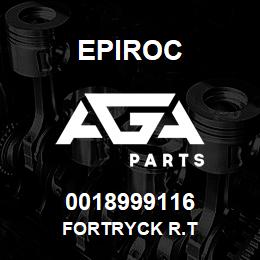 0018999116 Epiroc FORTRYCK R.T | AGA Parts