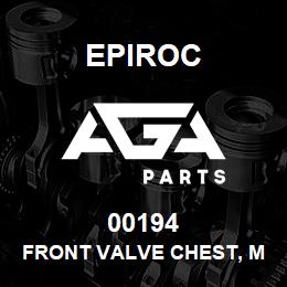 00194 Epiroc FRONT VALVE CHEST, M117,118,11 | AGA Parts