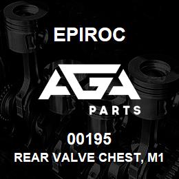 00195 Epiroc REAR VALVE CHEST, M117,118,119 | AGA Parts