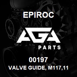 00197 Epiroc VALVE GUIDE, M117,118,119 | AGA Parts