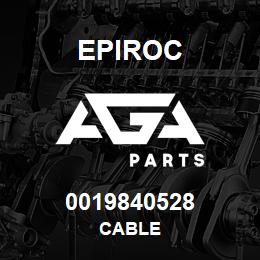 0019840528 Epiroc CABLE | AGA Parts