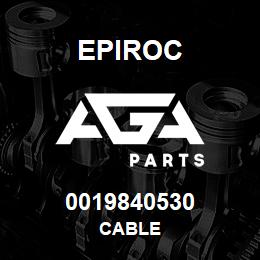 0019840530 Epiroc CABLE | AGA Parts