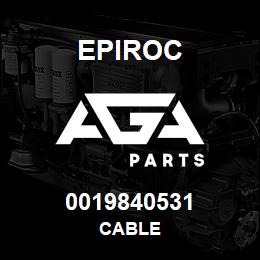 0019840531 Epiroc CABLE | AGA Parts