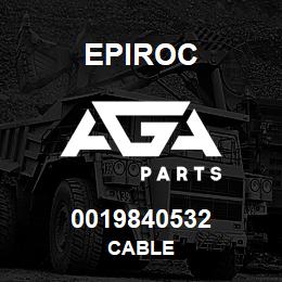 0019840532 Epiroc CABLE | AGA Parts