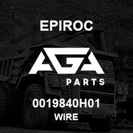 0019840H01 Epiroc WIRE | AGA Parts