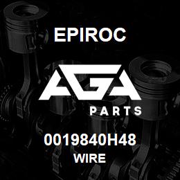 0019840H48 Epiroc WIRE | AGA Parts