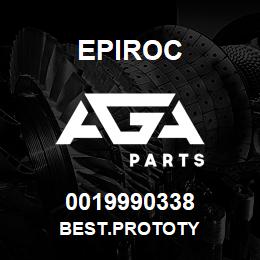 0019990338 Epiroc BEST.PROTOTY | AGA Parts