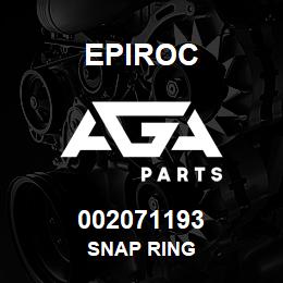 002071193 Epiroc SNAP RING | AGA Parts