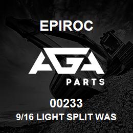 00233 Epiroc 9/16 LIGHT SPLIT WASHER | AGA Parts