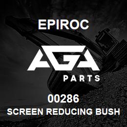 00286 Epiroc SCREEN REDUCING BUSHING, 3/8MP | AGA Parts