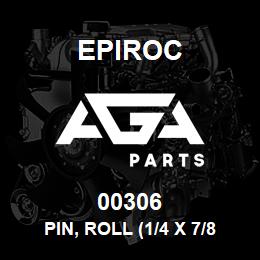 00306 Epiroc PIN, ROLL (1/4 X 7/8) | AGA Parts