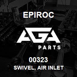 00323 Epiroc SWIVEL, AIR INLET | AGA Parts