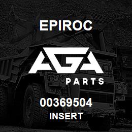 00369504 Epiroc INSERT | AGA Parts