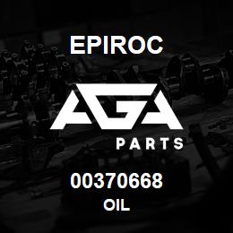 00370668 Epiroc OIL | AGA Parts